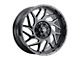 Weld Off-Road Fulcrum Gloss Black Machined 6-Lug Wheel; 22x12; -44mm Offset (15-20 Tahoe)