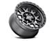 Weld Off-Road Cinch Satin Black with Gloss Black Ring 6-Lug Wheel; 17x10; -25mm Offset (15-20 Yukon)