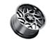 Weld Off-Road Fulcrum Gloss Black Machined 6-Lug Wheel; 20x10; -18mm Offset (15-20 Yukon)