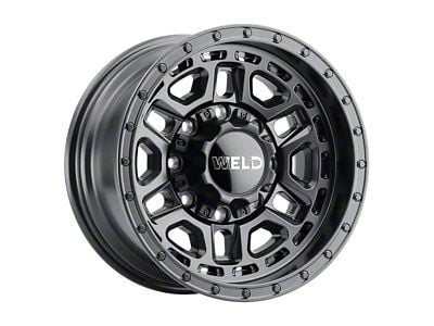 Weld Off-Road Crux Satin Black 8-Lug Wheel; 17x9; 0mm Offset (17-22 F-250 Super Duty)