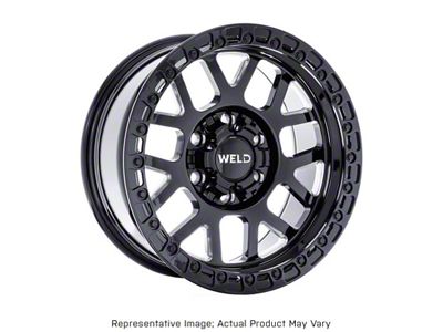 Weld Off-Road Cinch Satin Bronze with Satin Black Ring 6-Lug Wheel; 17x9; -12mm Offset (99-06 Silverado 1500)