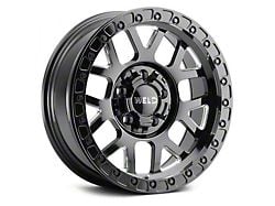 Weld Off-Road Cinch Gloss Black Milled 8-Lug Wheel; 20x10; -18mm Offset (19-24 RAM 2500)