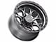 Weld Off-Road Ledge Eight Satin Gunmetal 8-Lug Wheel; 20x9; 0mm Offset (23-24 F-250 Super Duty)