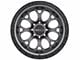 Weld Off-Road Ledge Eight Satin Gunmetal with Satin Black Ring 8-Lug Wheel; 20x9; 0mm Offset (23-24 F-350 Super Duty SRW)