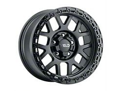 Weld Off-Road Cinch Gloss Black Milled 6-Lug Wheel; 17x9; 0mm Offset (99-06 Sierra 1500)