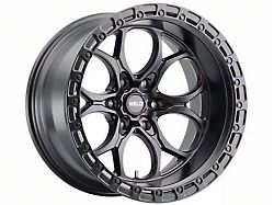 Weld Off-Road Ledge Six Satin Black 6-Lug Wheel; 18x9; -12mm Offset (99-06 Sierra 1500)