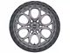 Weld Off-Road Ledge Six Satin Gunmetal 6-Lug Wheel; 18x9; -12mm Offset (99-06 Silverado 1500)