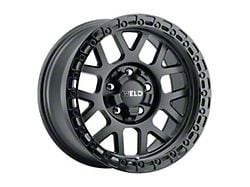 Weld Off-Road Cinch Satin Black with Gloss Black Ring 6-Lug Wheel; 17x9; 0mm Offset (23-25 Canyon)