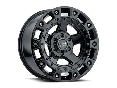 Weld Off-Road Cinch Satin Black with Gloss Black Ring 6-Lug Wheel; 20x9; 0mm Offset (23-25 Canyon)