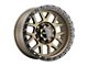 Weld Off-Road Cinch Satin Bronze with Satin Black Ring 6-Lug Wheel; 20x10; -18mm Offset (23-24 Canyon)