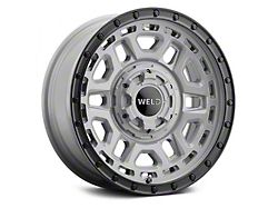 Weld Off-Road Crux Gloss Armor Gray 6-Lug Wheel; 17x9; 0mm Offset (23-25 Canyon)