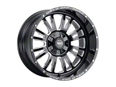 Weld Off-Road Slingblade Gloss Black Milled 6-Lug Wheel; 20x9; 0mm Offset (23-25 Canyon)