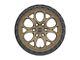 Weld Off-Road Ledge Six Satin Bronze 6-Lug Wheel; 18x9; -12mm Offset (21-24 F-150)