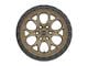 Weld Off-Road Ledge Six Satin Bronze 6-Lug Wheel; 20x12; -44mm Offset (21-24 F-150)