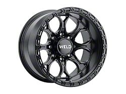 Weld Off-Road Ledge Eight Satin Black 8-Lug Wheel; 20x10; -18mm Offset (17-22 F-250 Super Duty)