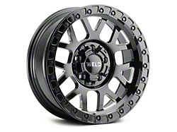 Weld Off-Road Cinch Gloss Black Milled 6-Lug Wheel; 20x10; -18mm Offset (19-24 RAM 1500)