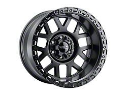 Weld Off-Road Cinch Satin Black with Gloss Black Ring 6-Lug Wheel; 20x10; -18mm Offset (19-25 RAM 1500)