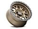 Weld Off-Road Cinch Satin Bronze with Satin Black Ring 8-Lug Wheel; 20x10; -18mm Offset (06-08 RAM 1500 Mega Cab)