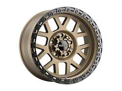 Weld Off-Road Cinch Satin Bronze with Satin Black Ring 6-Lug Wheel; 20x10; 13mm Offset (19-25 RAM 1500)