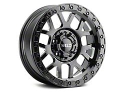 Weld Off-Road Cinch Gloss Black Milled 6-Lug Wheel; 20x9; 0mm Offset (19-25 Silverado 1500)