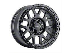 Weld Off-Road Cinch Satin Black with Gloss Black Ring 6-Lug Wheel; 20x10; -18mm Offset (21-24 Tahoe)