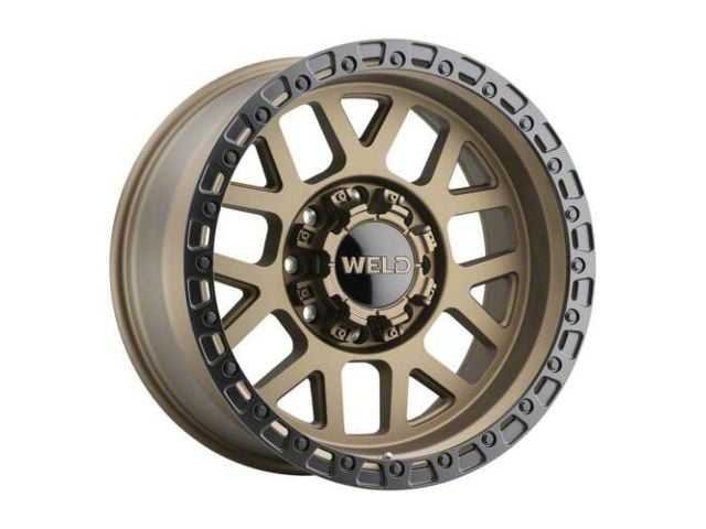 Weld Off-Road Cinch Satin Bronze 6-Lug Wheel; 22x10; 13mm Offset (21-24 Yukon)