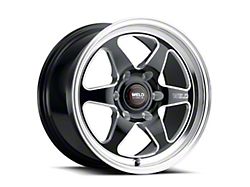 Weld Racing Ventura 6 Drag Gloss Black Milled 6-Lug Wheel; 17x7; 20mm Offset (04-08 F-150)