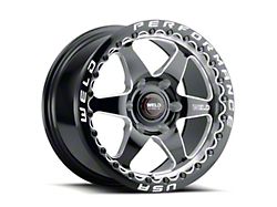 Weld Racing Ventura 6 Beadlock Gloss Black Milled 6-Lug Wheel; 17x10; 42mm Offset (09-14 F-150)