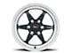 Weld Racing Ventura 6 Gloss Black Milled DIA 6-Lug Wheel; 20x9.5; 28mm Offset (15-20 F-150)