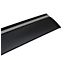 WELLvisors Taped-on Window Visors Wind Deflectors with Black Trim; Front and Rear; Dark Tint (21-24 Tahoe)