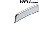 WELLvisors Taped-on Window Visors Wind Deflectors with Chrome Trim; Front and Rear; Dark Tint (15-20 Yukon)
