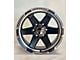Wesrock Wheels MT-77 Satin Black Dark Tint 6-Lug Wheel; 17x9; -18mm Offset (07-13 Sierra 1500)