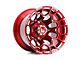 Wesrock Wheels Spur Candy Red Milled 6-Lug Wheel; 22x12; -44mm Offset (07-13 Sierra 1500)