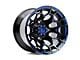 Wesrock Wheels Spur Gloss Black Milled with Blue Tint 6-Lug Wheel; 22x12; -44mm Offset (09-14 F-150)
