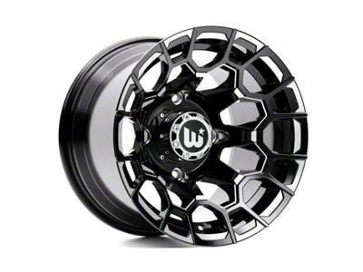 Wesrock Wheels Spur Gloss Black Milled 6-Lug Wheel; 20x10; -12mm Offset (15-20 Tahoe)