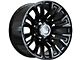 Wesrock Wheels Maverick Gloss Black Milled 6-Lug Wheel; 20x10; -12mm Offset (24-25 Ranger)