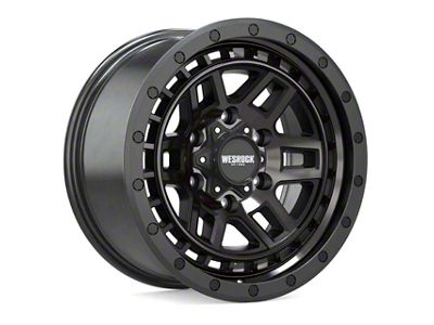 Wesrock Wheels BT-26 Black Machined Wheel; 18x9; 0mm Offset (94-01 RAM 1500)