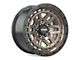 Wesrock Wheels BT-26 Bronze with Black Simulated Beadlock Black Wheel; 18x9; 0mm Offset (94-01 RAM 1500)