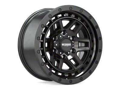 Wesrock Wheels BT-26 Black Machined 5-Lug Wheel; 17x8.5; 20mm Offset (87-90 Dakota)