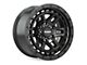 Wesrock Wheels BT-26 Black Machined 5-Lug Wheel; 17x8.5; 20mm Offset (87-90 Dakota)