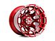 Wesrock Wheels Spur Candy Red Milled 6-Lug Wheel; 20x10; -12mm Offset (19-23 Ranger)