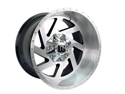 Western Wheels CACTUS Brush Face 8-Lug Wheel; 22x12; -44mm Offset (01-06 Sierra 2500 HD)