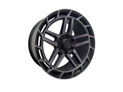 Western Wheels HC66 Machined Face Satin Black Tint 6-Lug Wheel; 22x10; 30mm Offset (04-08 F-150)