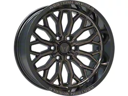 Western Wheels IR08 Bronze Machined Face Satin 6-Lug Wheel; 20x10; -12mm Offset (07-13 Sierra 1500)