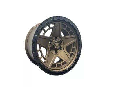 Western Wheels HU96 Satin Bronze Face 6-Lug Wheel; 20x10; -12mm Offset (07-13 Silverado 1500)