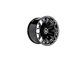 Western Wheels BLAZE Gloss Black with Milling Spokes 6-Lug Wheel; 20x12; -44mm Offset (09-14 F-150)