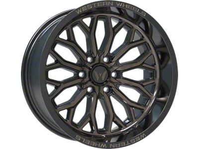 Western Wheels IR08 Bronze Machined Face Satin 6-Lug Wheel; 20x10; -12mm Offset (09-14 F-150)