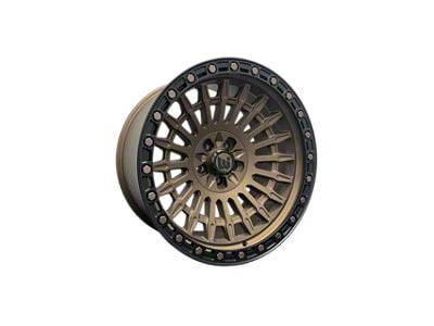 Western Wheels WP69 Satin Bronze Face with Satin Black Lip 6-Lug Wheel; 20x10; -12mm Offset (15-20 F-150)