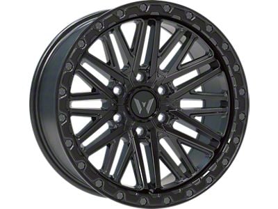 Western Wheels AL04 Black Machined Face Dark Tint 6-Lug Wheel; 20x10; -12mm Offset (15-20 Tahoe)