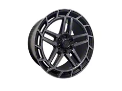 Western Wheels HC66 Machined Face Satin Black Tint 6-Lug Wheel; 22x10; 30mm Offset (15-20 Tahoe)